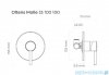 Oltens Molle bateria prysznicowa podtynkowa chrom 33100100